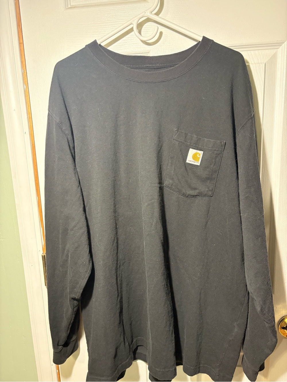 Carhartt Black Loose Fit Long Sleeve Tee
